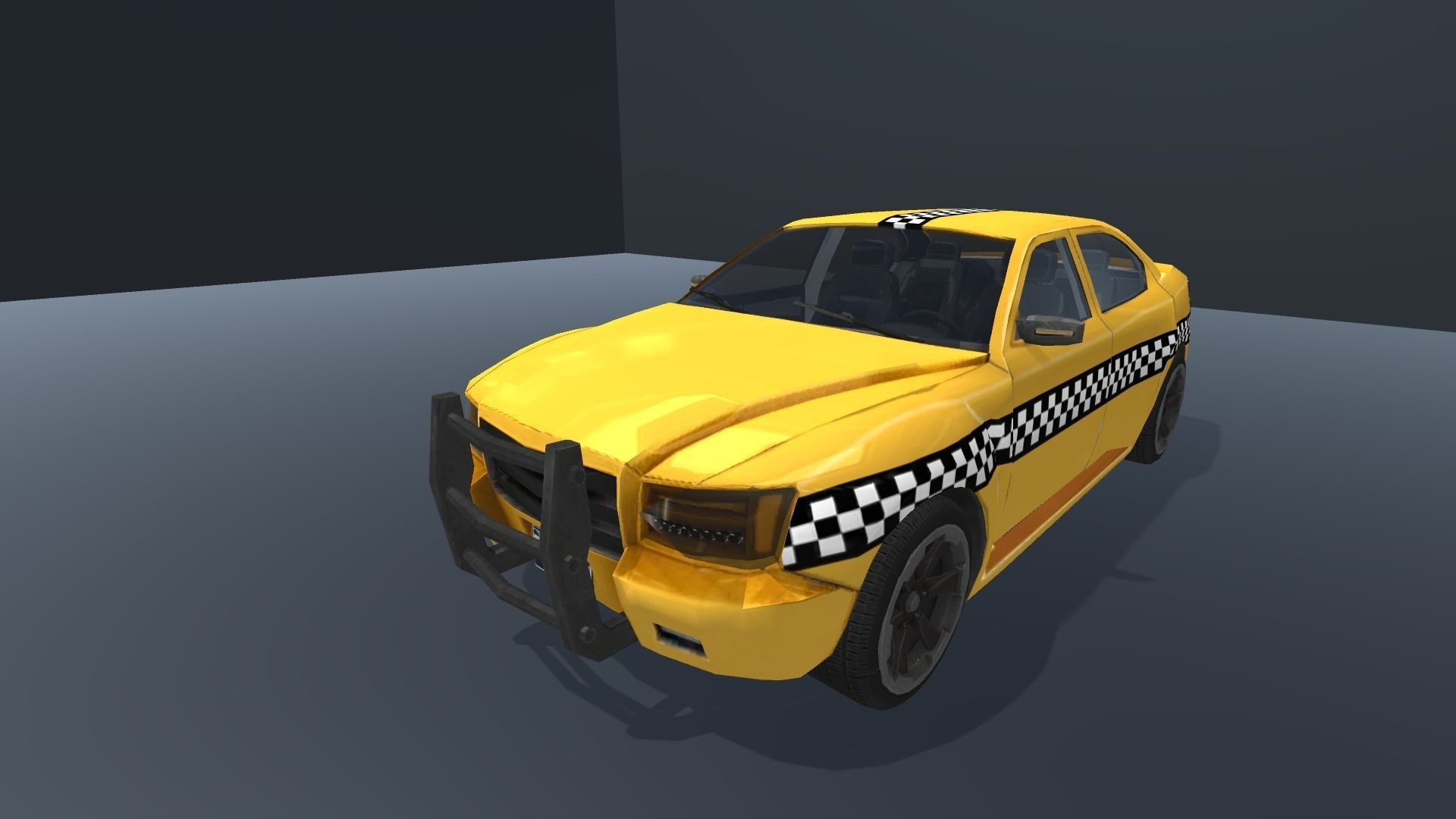 Texi Car Pack Low-poly 3D model_6