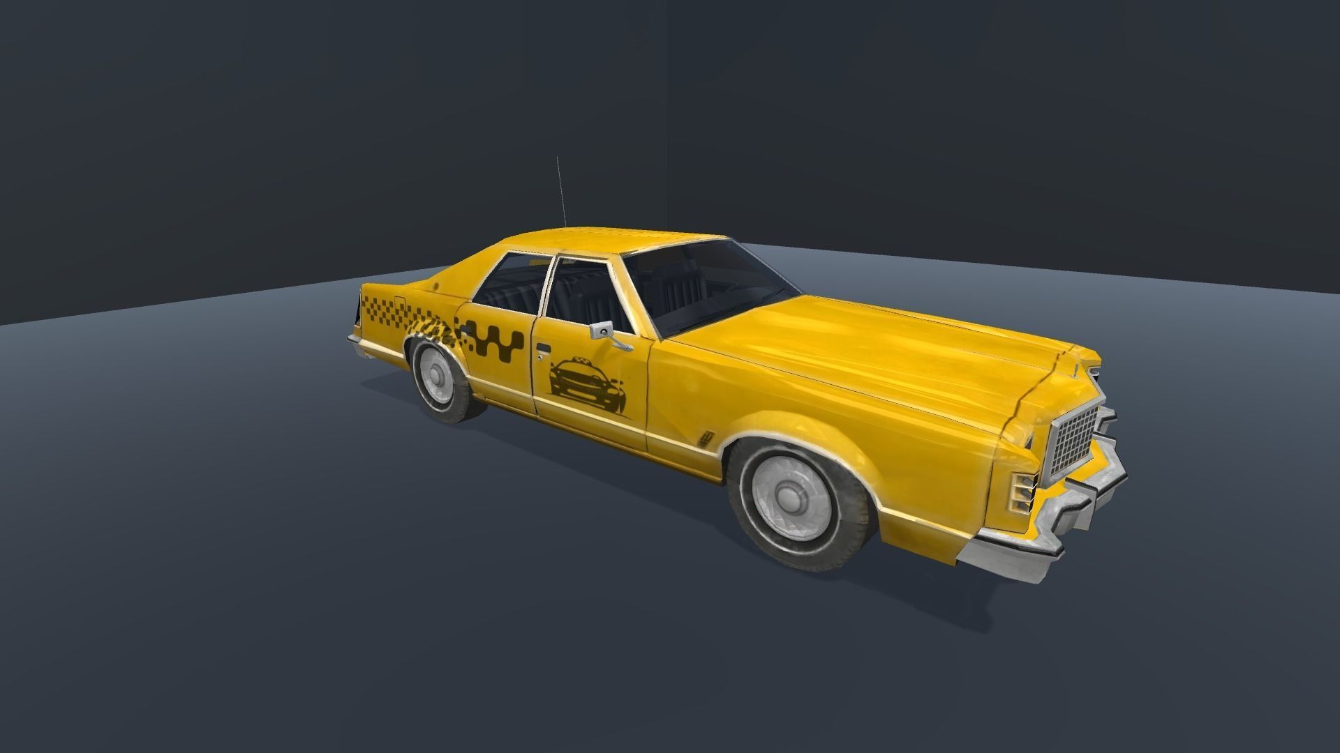Texi Car Pack Low-poly 3D model_3