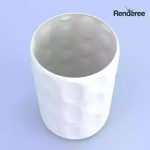 Ceramic White Vase