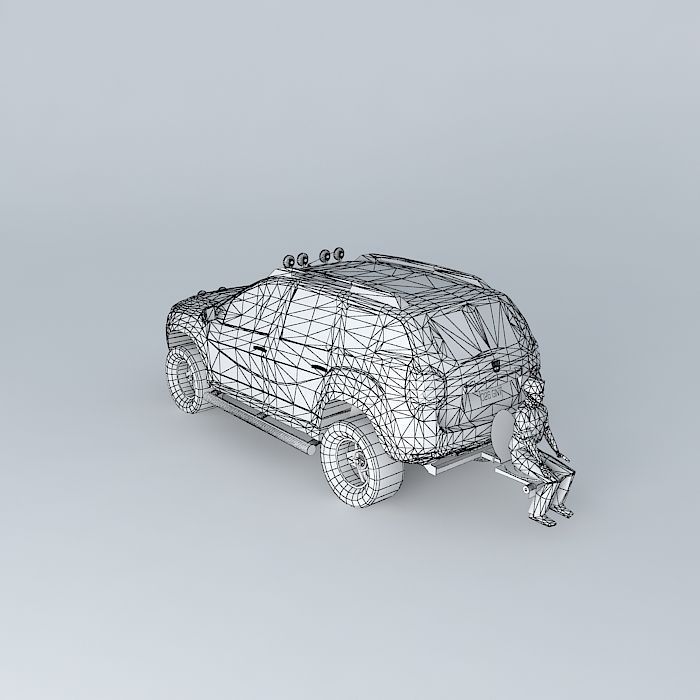 Dacia Duster - Arctic Cruiser Free 3D model_4