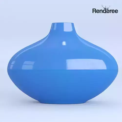 Blue Ceramic Vase