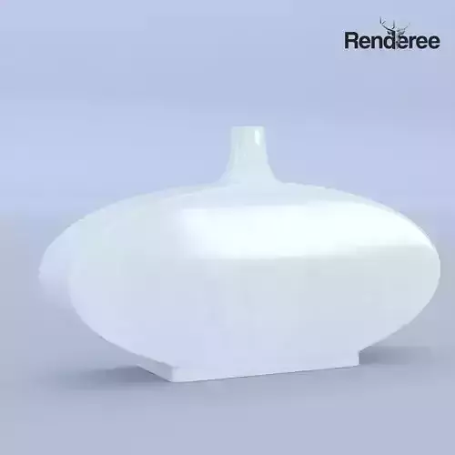 Ceramic White Vase