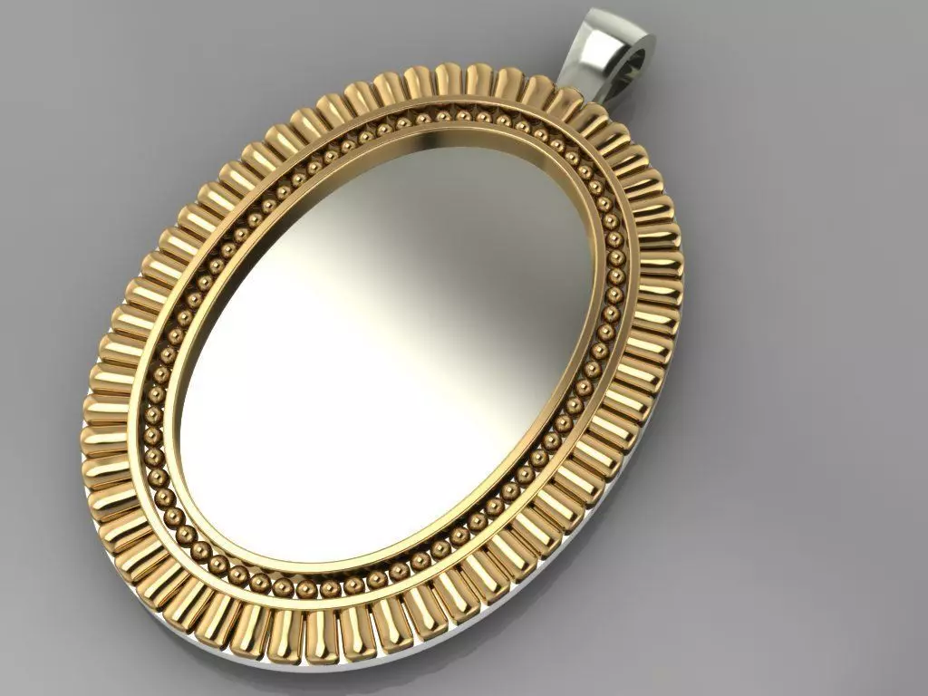 GC GOLD H004- NECKLACE Diamond Gold 3D print model