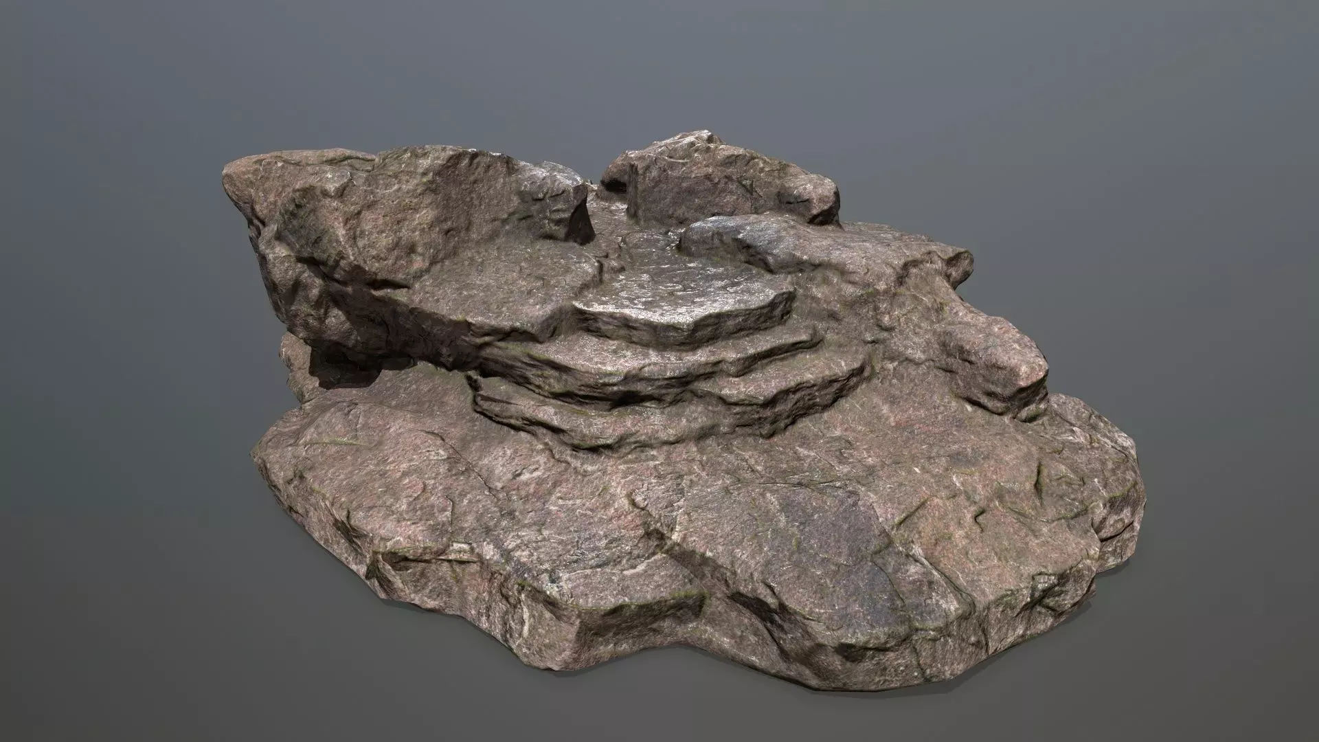 Rock 5 Low-poly 3D model_0