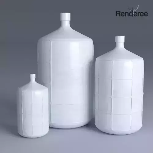 Big Clay Vases Set