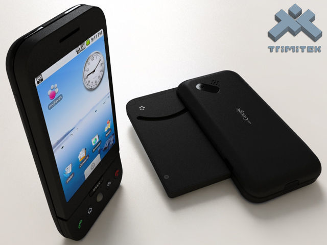 HTC Dream G1 Google Android phone - 2008 3D model_5