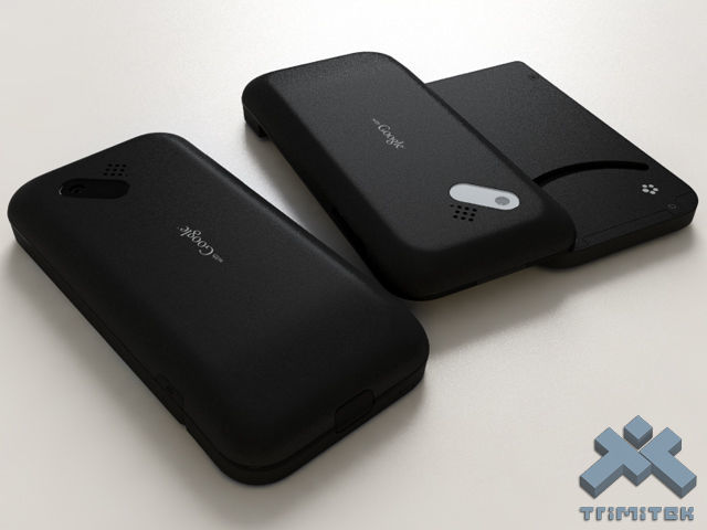HTC Dream G1 Google Android phone - 2008 3D model_2