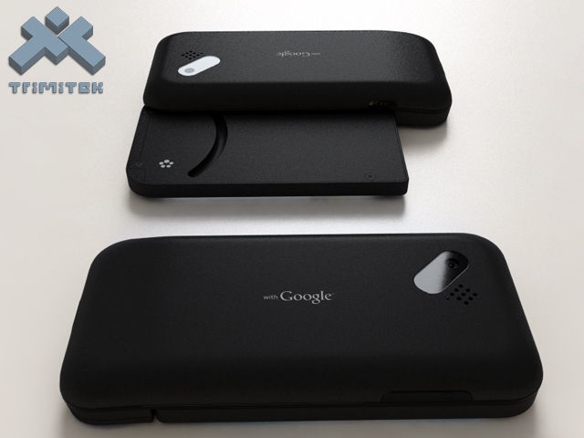 HTC Dream G1 Google Android phone - 2008 3D model_3