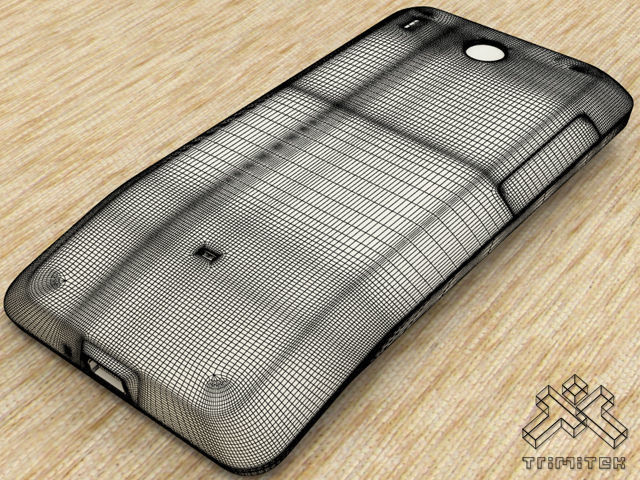 HTC Hero smartphone - 2009 - White 3D model_13