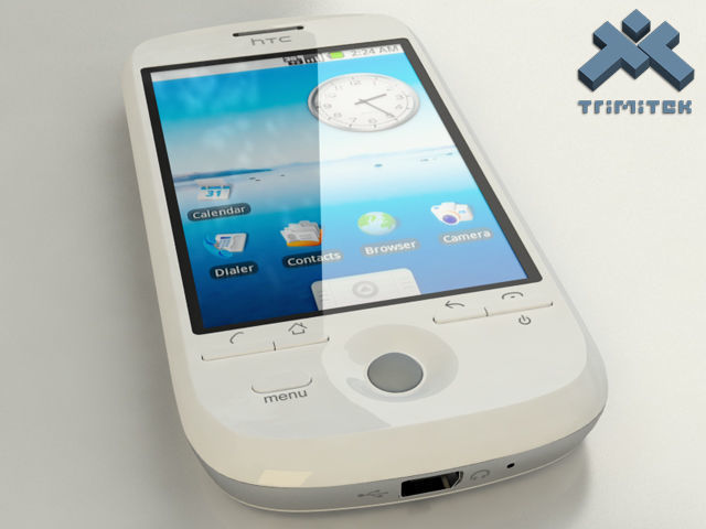 HTC Magic - 2009 - White 3D model_3