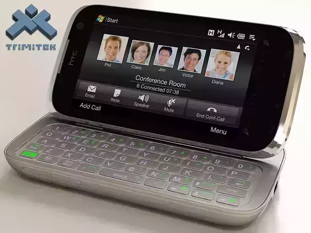 HTC Touch Pro2 - 2009 - animated 3D model