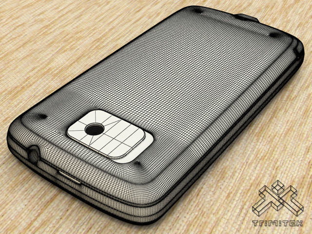HTC Touch2 - 2009 3D model_9