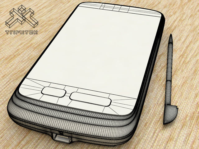 HTC Touch2 - 2009 3D model_1