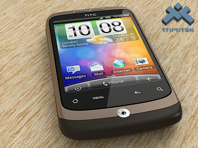 HTC Wildfire - 2010 3D model_3