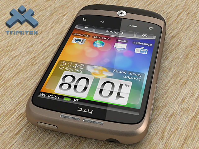 HTC Wildfire - 2010 3D model_5