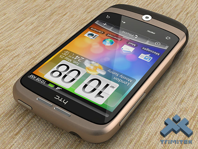 HTC Wildfire - 2010 3D model_4