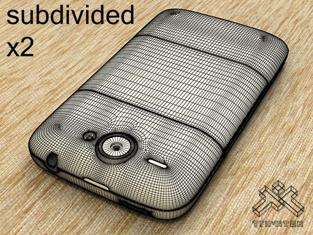 HTC Wildfire - 2010 3D model_16
