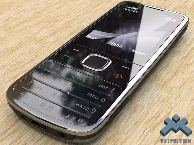 Nokia 6700 Classic - 2009 - chrome 3D model