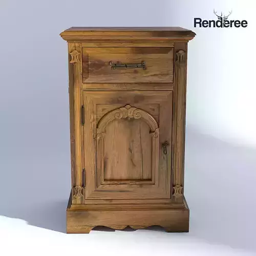 Victorian Bedside Old Natural