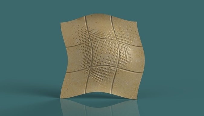 Seamless Modern Wall Panel 3d stl model for cnc Carving 3D print model