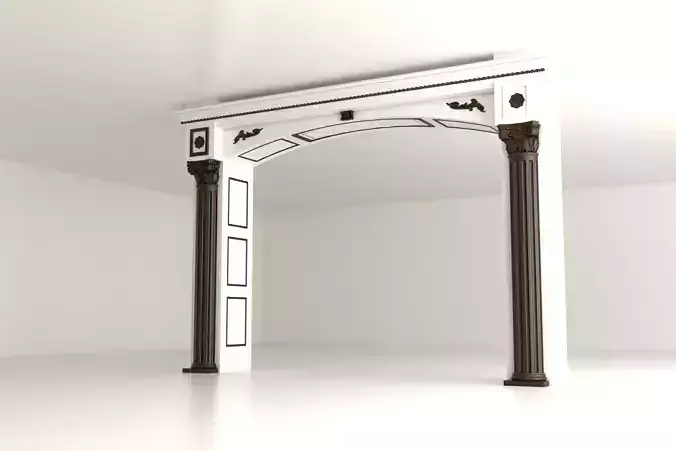 Modern 3d cnc door