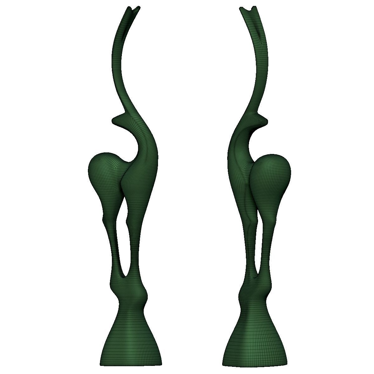 Deer Standing Deco 3D print model_16