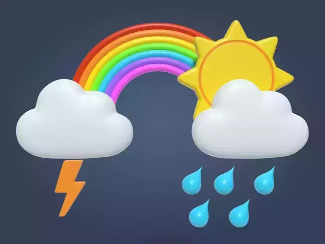 Cartoon Weather Icons