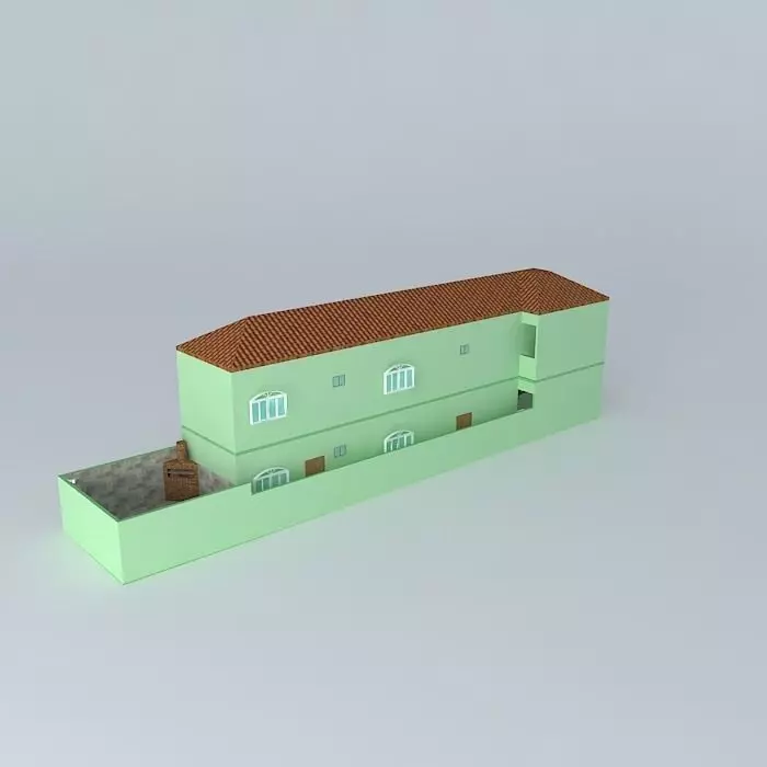 Green house exterior Free 3D model