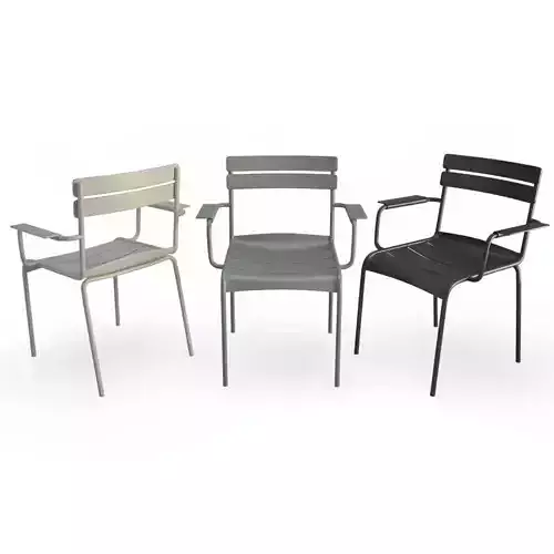 Luxembourg Outdoor Metallic Armchairs Fermob