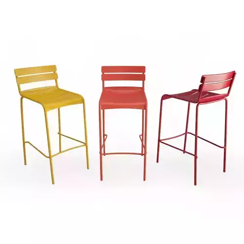 Luxembourg Metallic Bar stools Fermob
