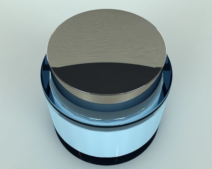 Lotion Small Jar 3D model_1