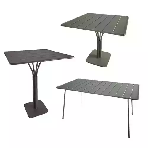 Luxembourg Metallic Tables Fermob