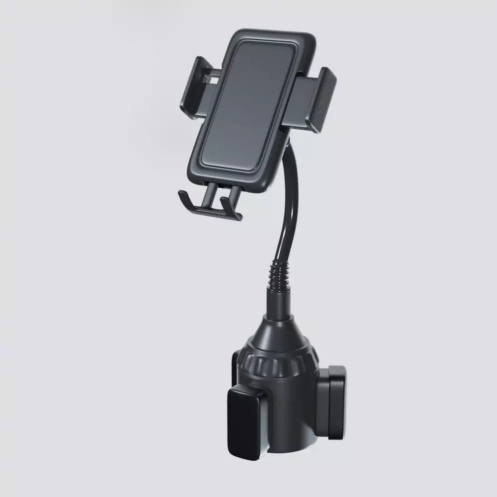 Car Cup Holder Phone Mount 3D model_0