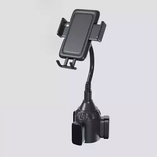 Car Cup Holder Phone Mount 3D model