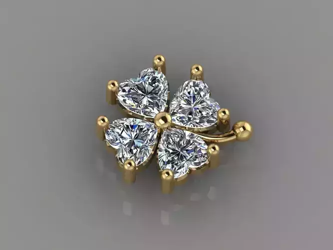 GC GOLD H019- Diamond NECKLACE