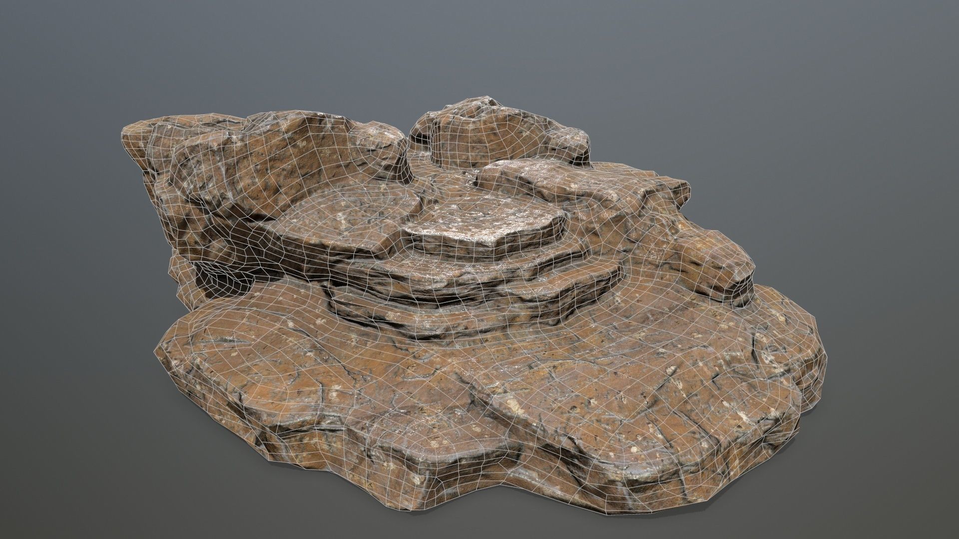 Rock 11 Low-poly 3D model_11