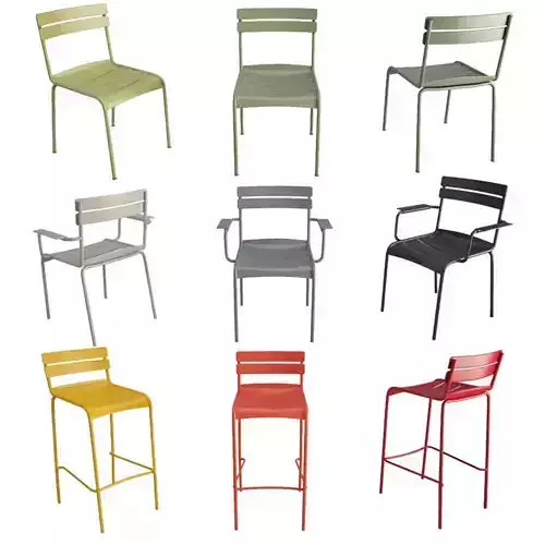 Luxembourg Metallic Seats Fermob