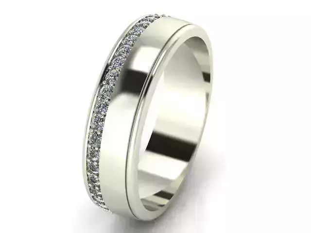 Eternity ring with stones