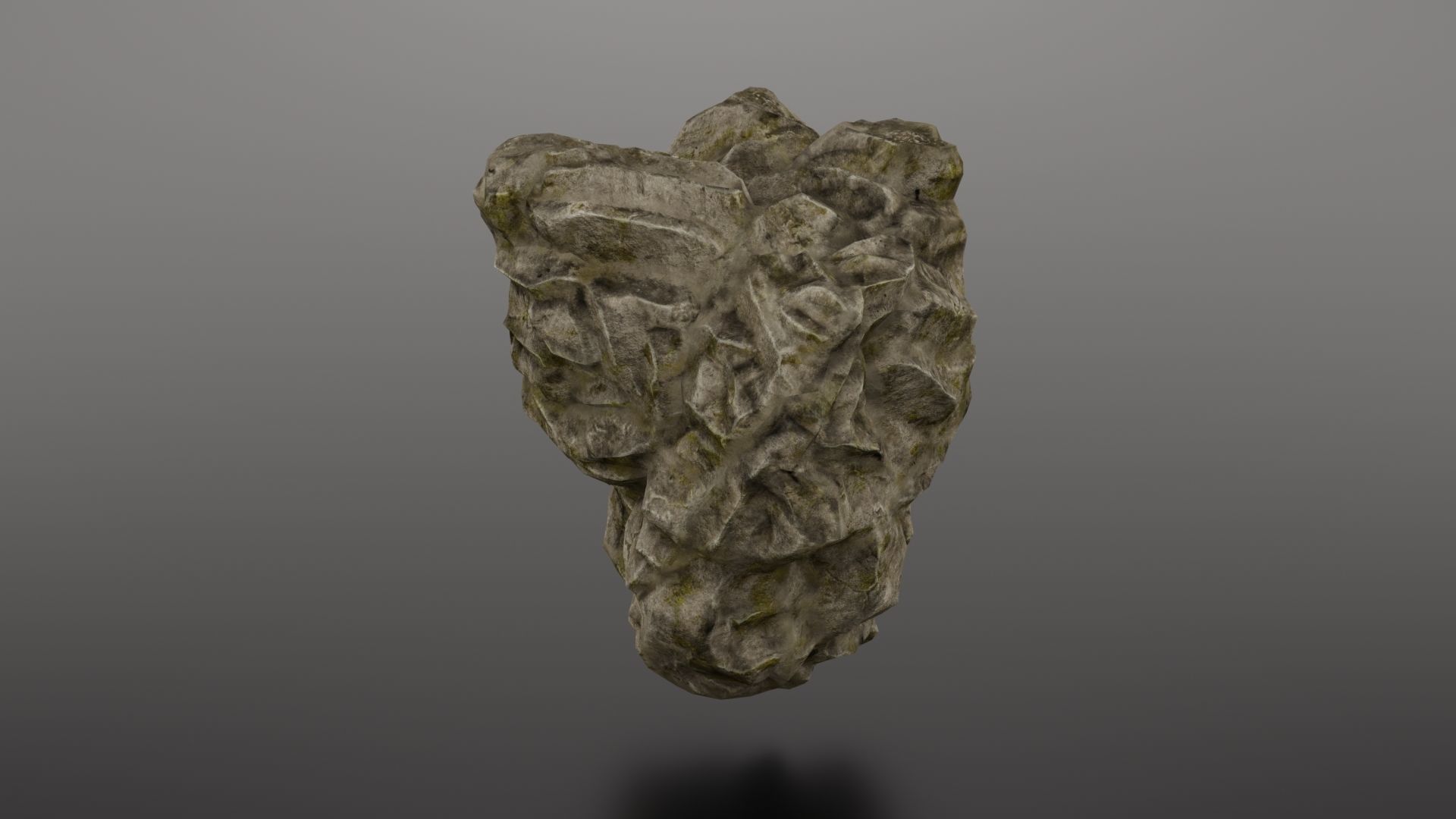 Rock Formation 2 Low-poly 3D model_17
