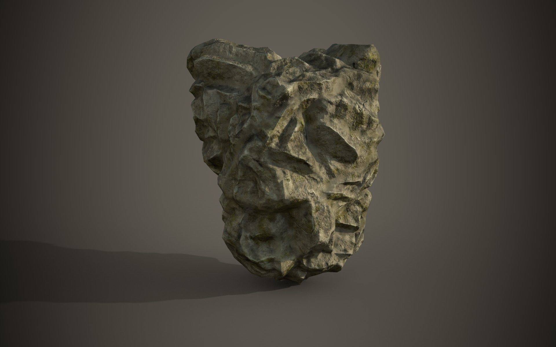 Rock Formation 2 Low-poly 3D model_3