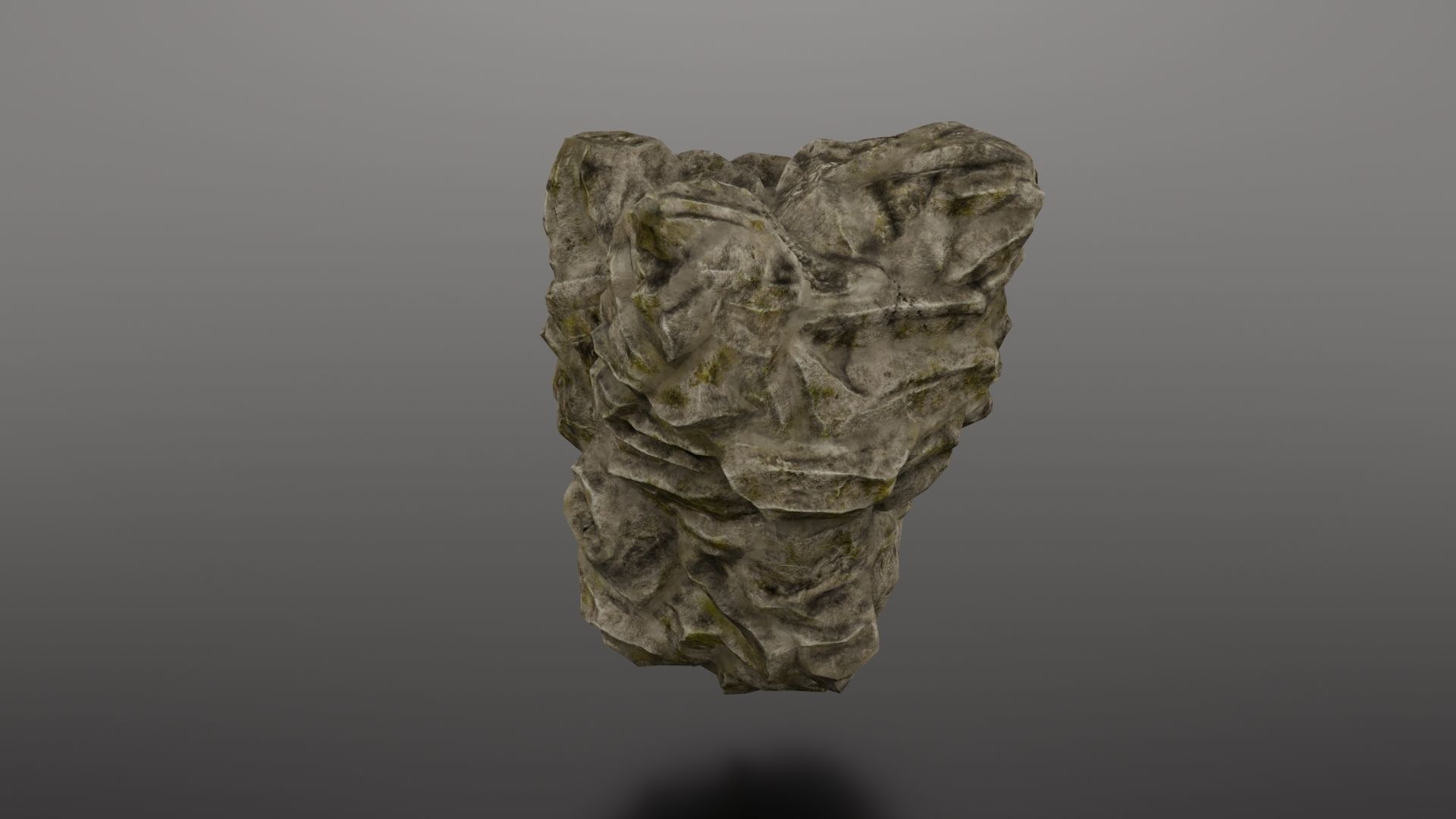 Rock Formation 2 Low-poly 3D model_9