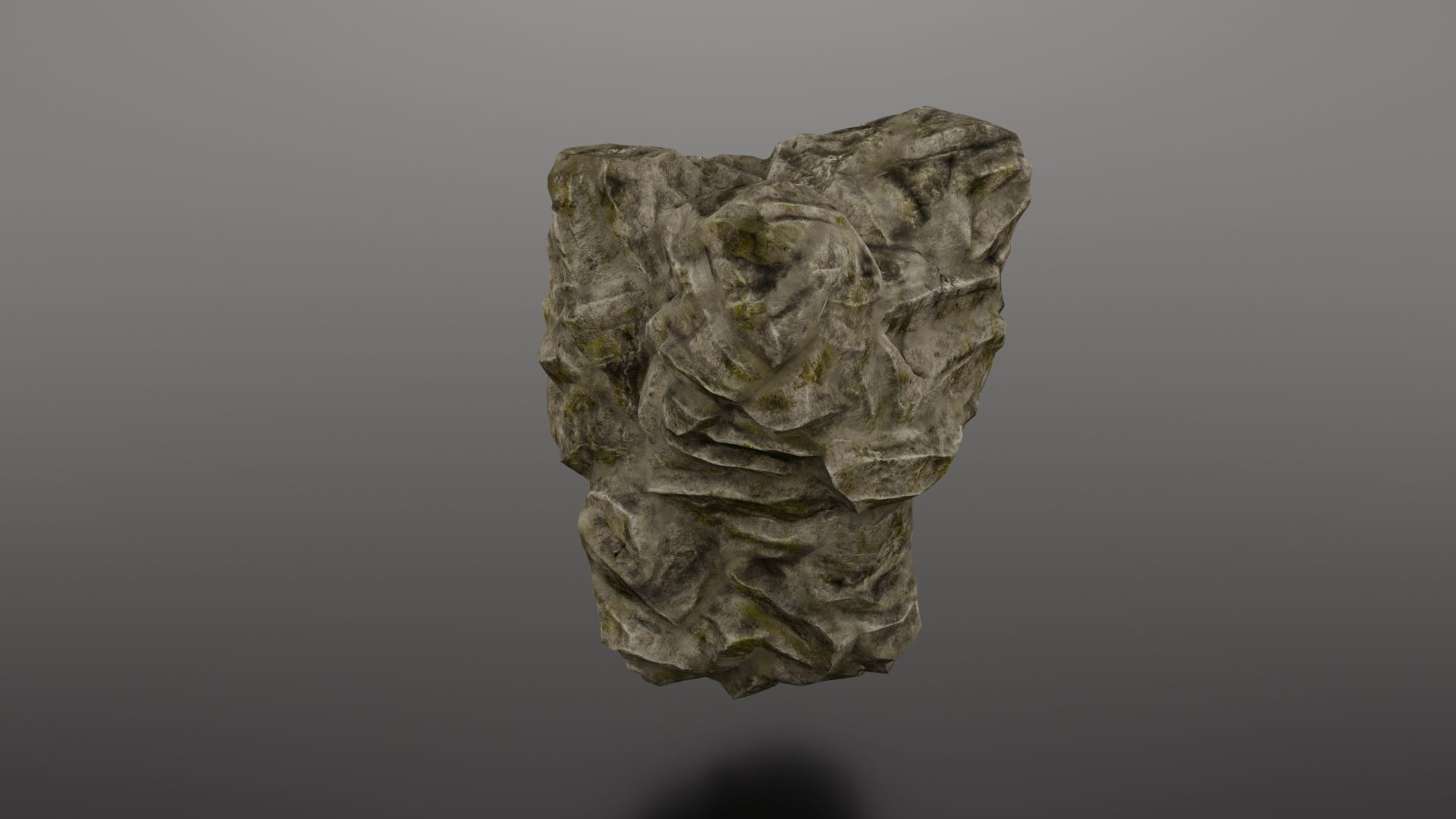 Rock Formation 2 Low-poly 3D model_10