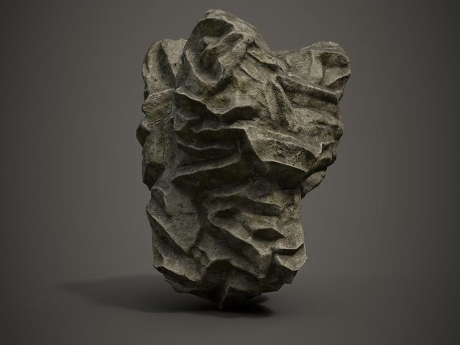 Rock Formation 2 Low-poly 3D model