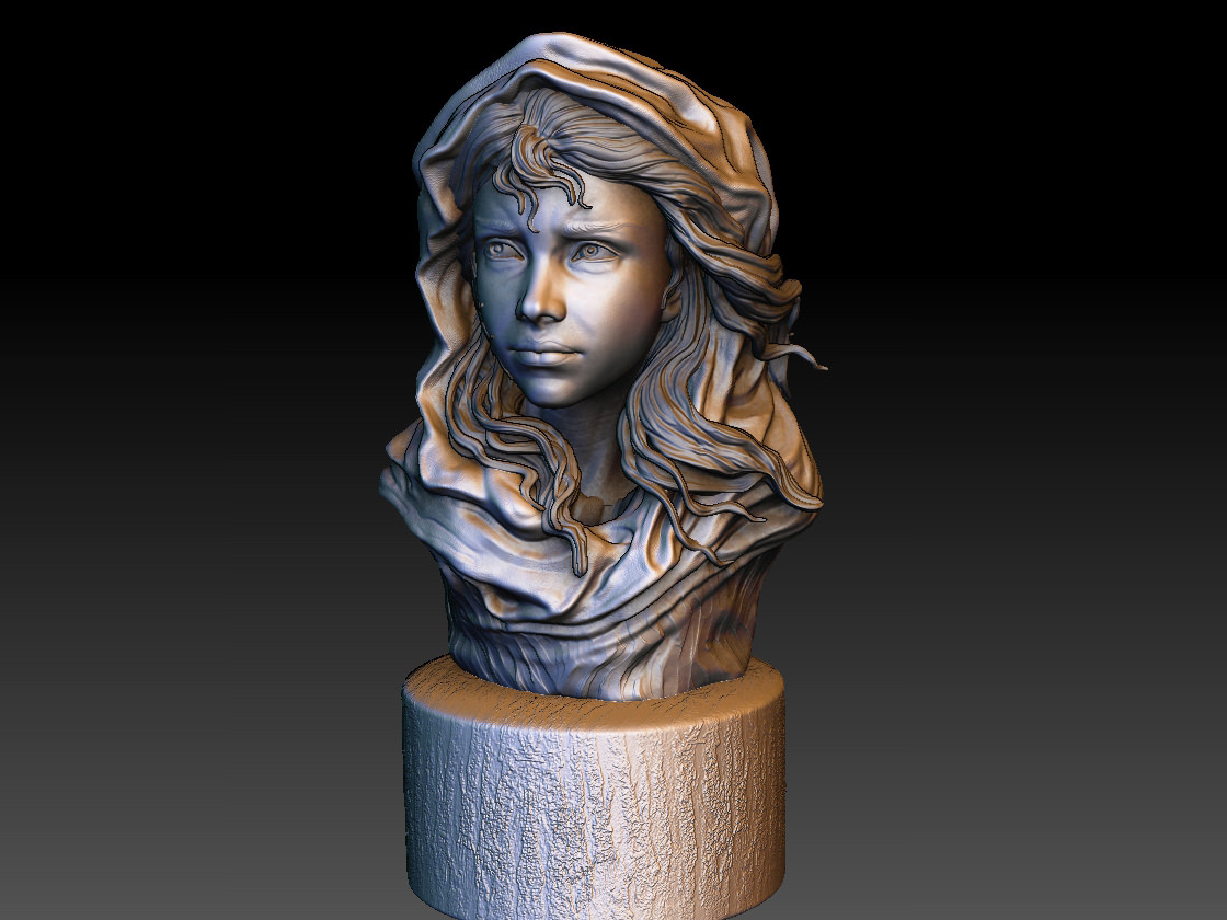 Fisherman s daughter Free 3D model_1