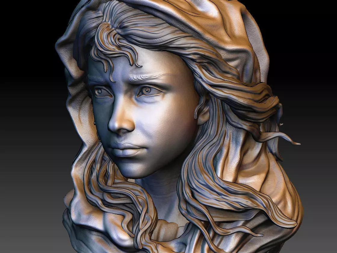 Fisherman s daughter Free 3D model_0