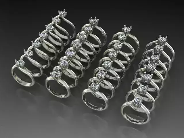 28 solitaire rings 0 75 ct