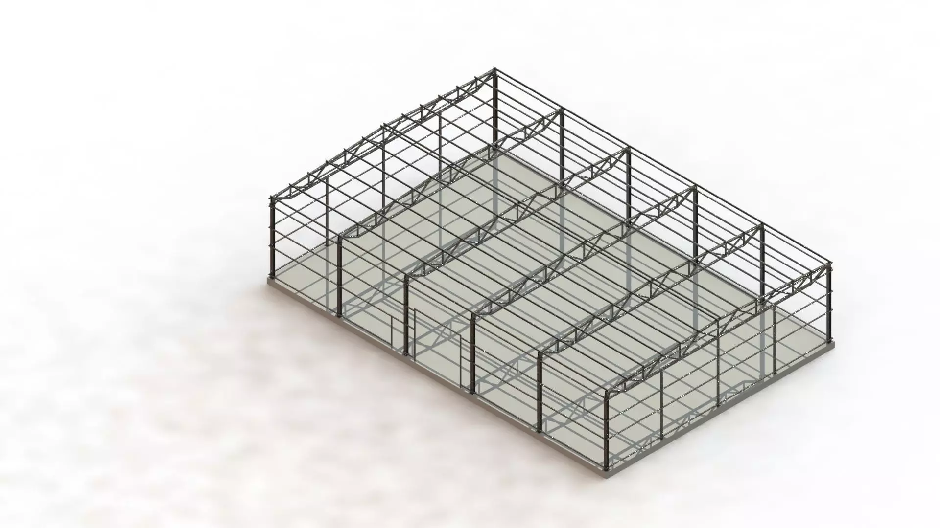 Hall 30x20x7m 3D model_0