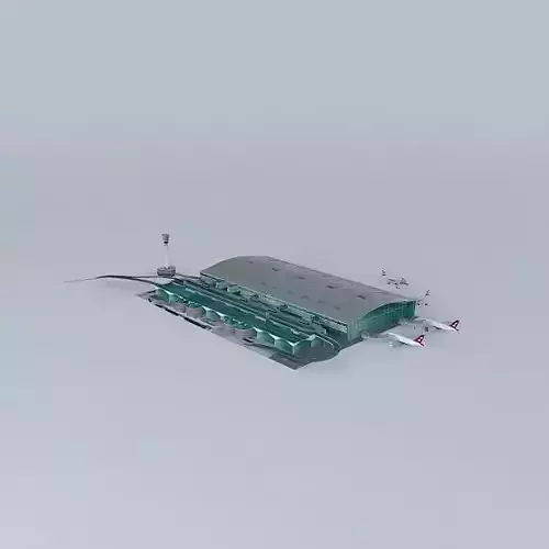 Heathrow airport Free 3D model