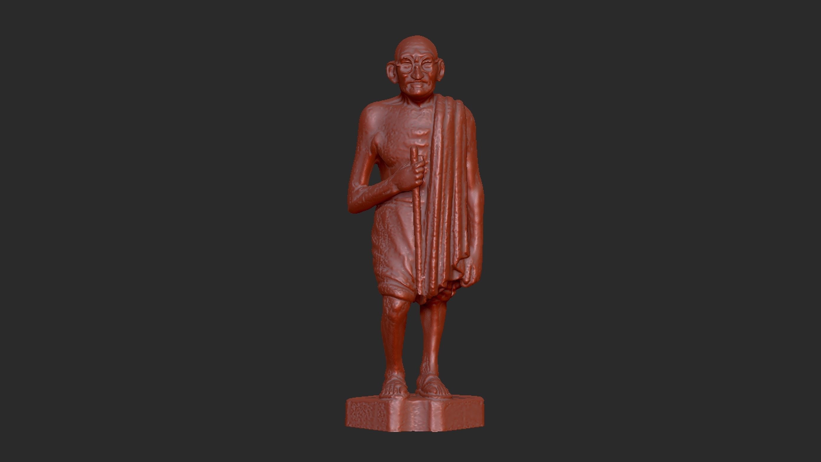 Ivory Gandhi v4 3DP 3D print model_2