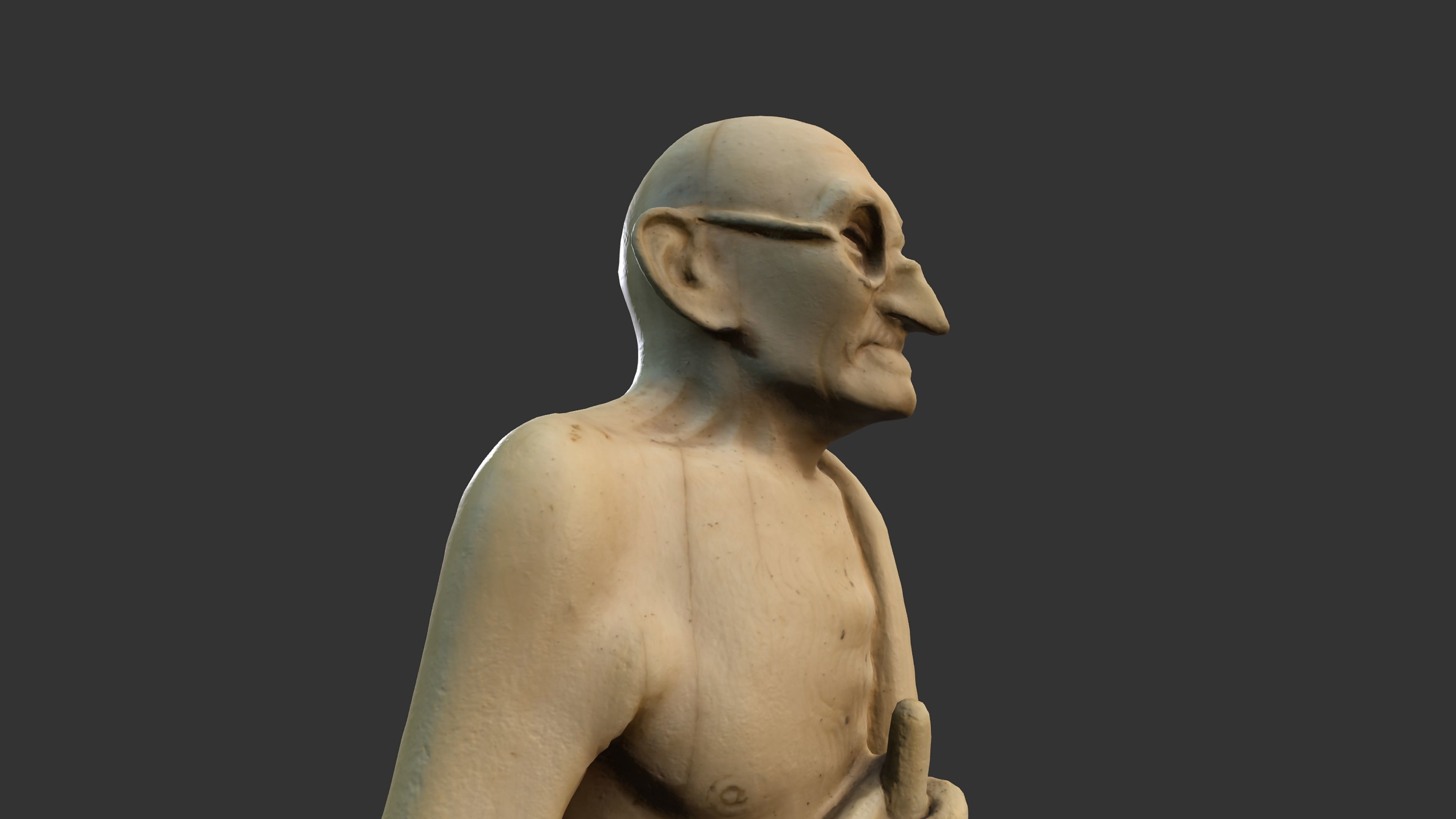 Ivory Gandhi v4 3DP 3D print model_32